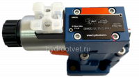 DBW10A2-5X/200YCW220-50N9K4 - Предохранительный клапан Ду10 с давлением настройки до 200 бар, управление - Y - внешний дренаж с разгрузкой A = закрыт с электроуправлением W220